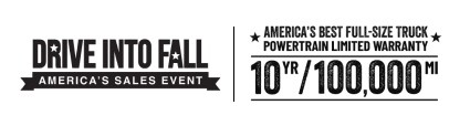 Drive Into Fall Sales Event and 10YR/100000mi.